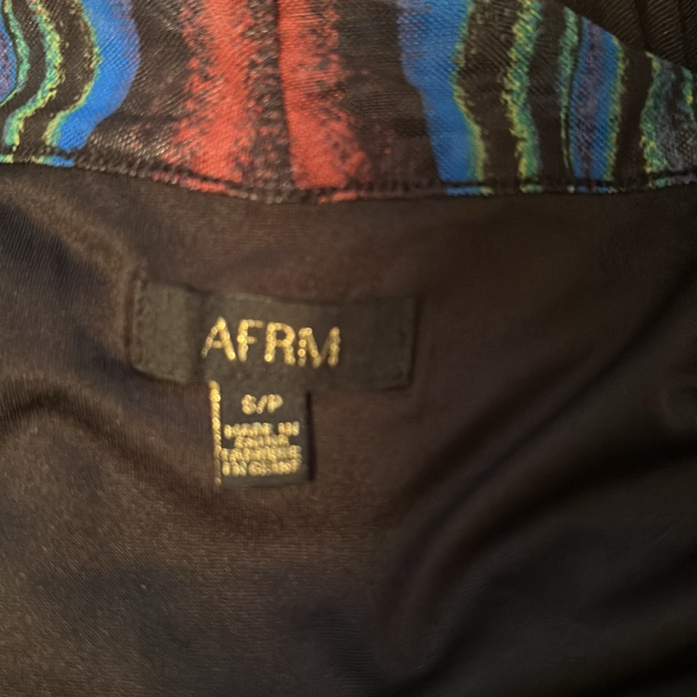 Afrm Crop Multi Color Top Size S/P - image 7